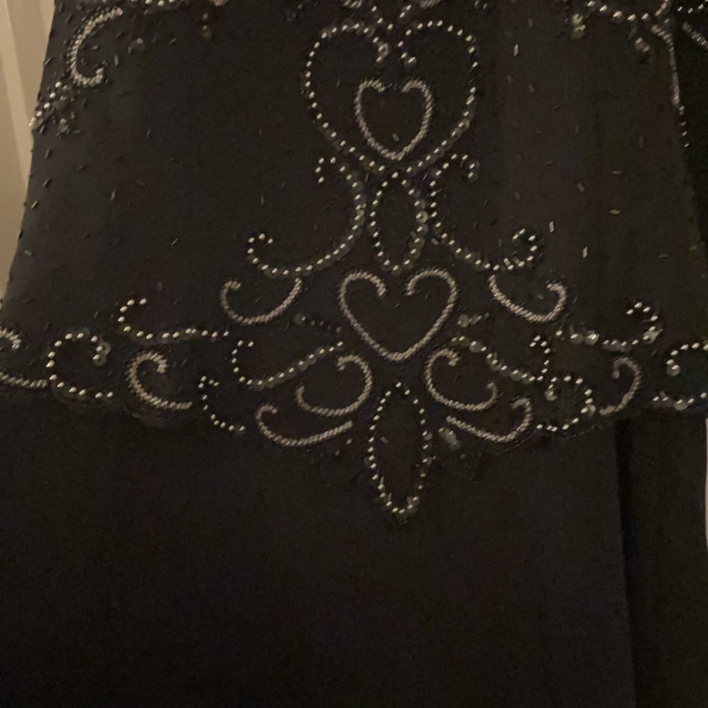 Black Formal Halter Sequin Dress XXL - Picture 2 of 11